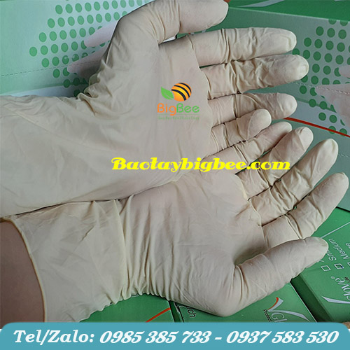 Găng tay cao su y tế latex