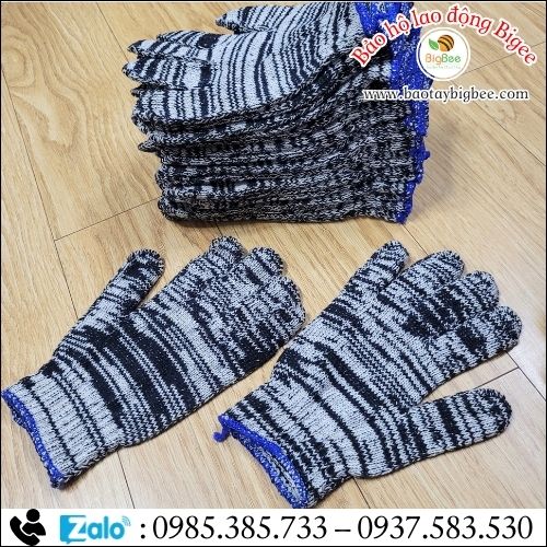  Kho sản xuất găng tay len bảo hộ giá rẻ.