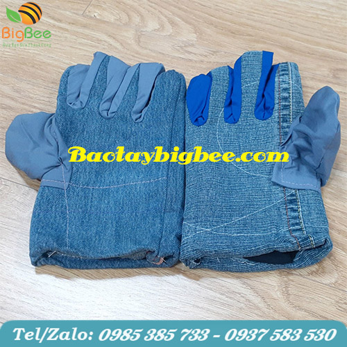 Găng tay - bao tay vải jean giá rẻ cho đa ngành nghề