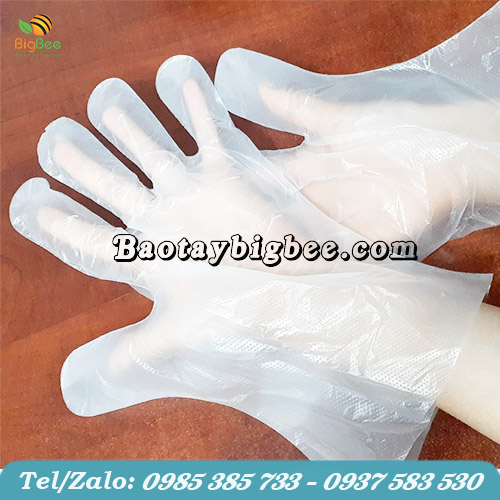 Găng tay chống nước nhựa PE