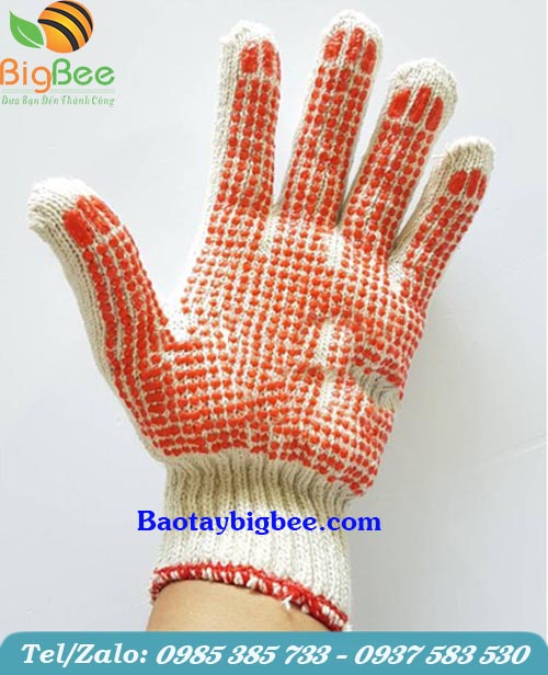 Găng tay bảo hộ - bao tay phủ hạt nhựa