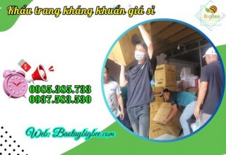 Giao 150 thùng khẩu trang kháng khuẩn cho khách ruột nhà Thu Hồng